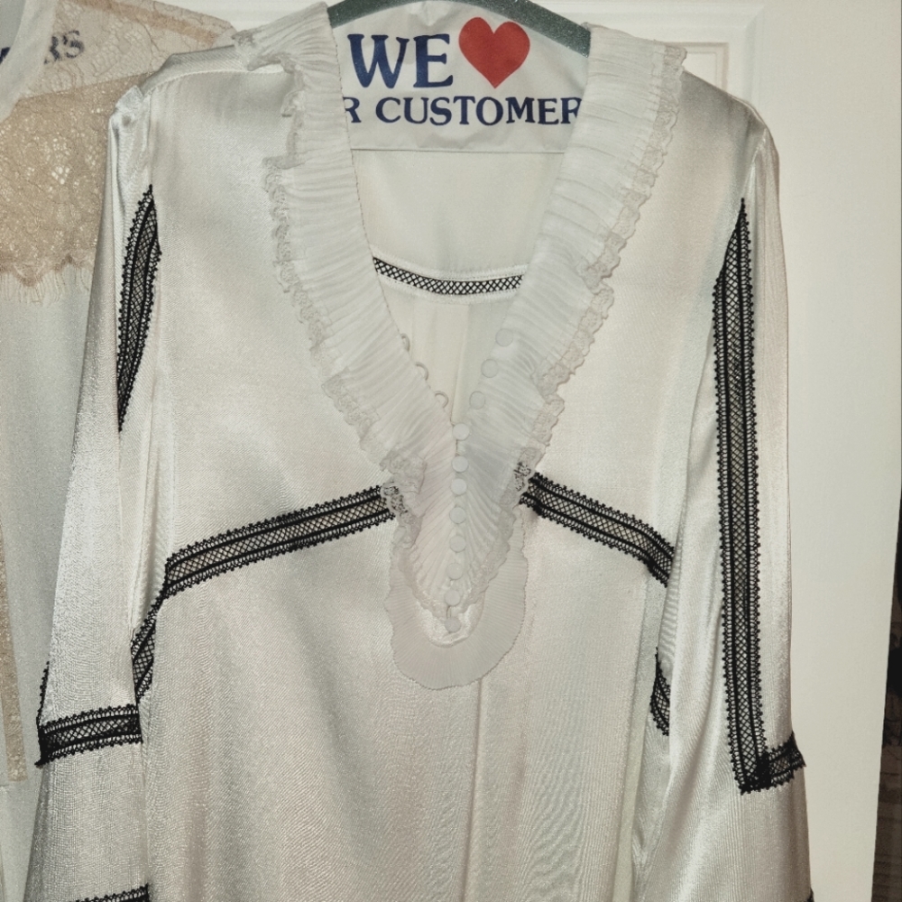 White size 10 blouse